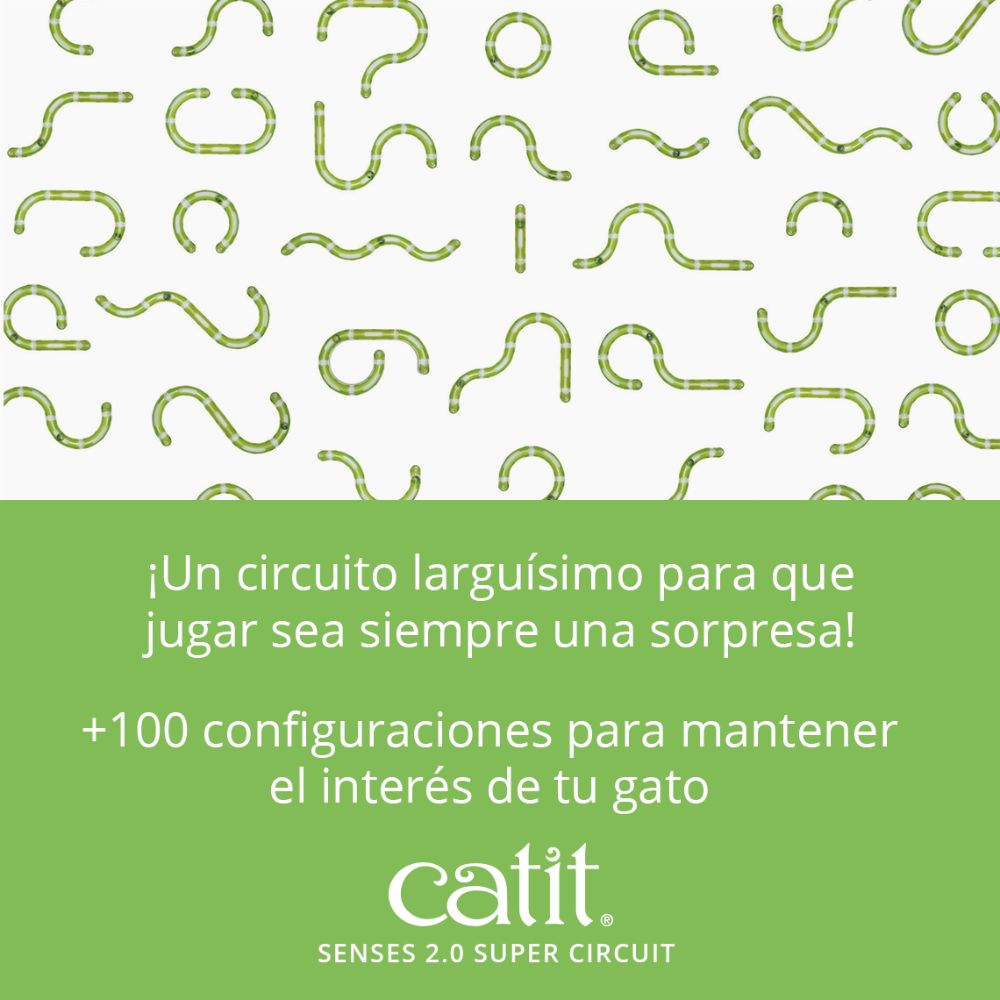 Circuitos con pelota para gatos Catit Senses