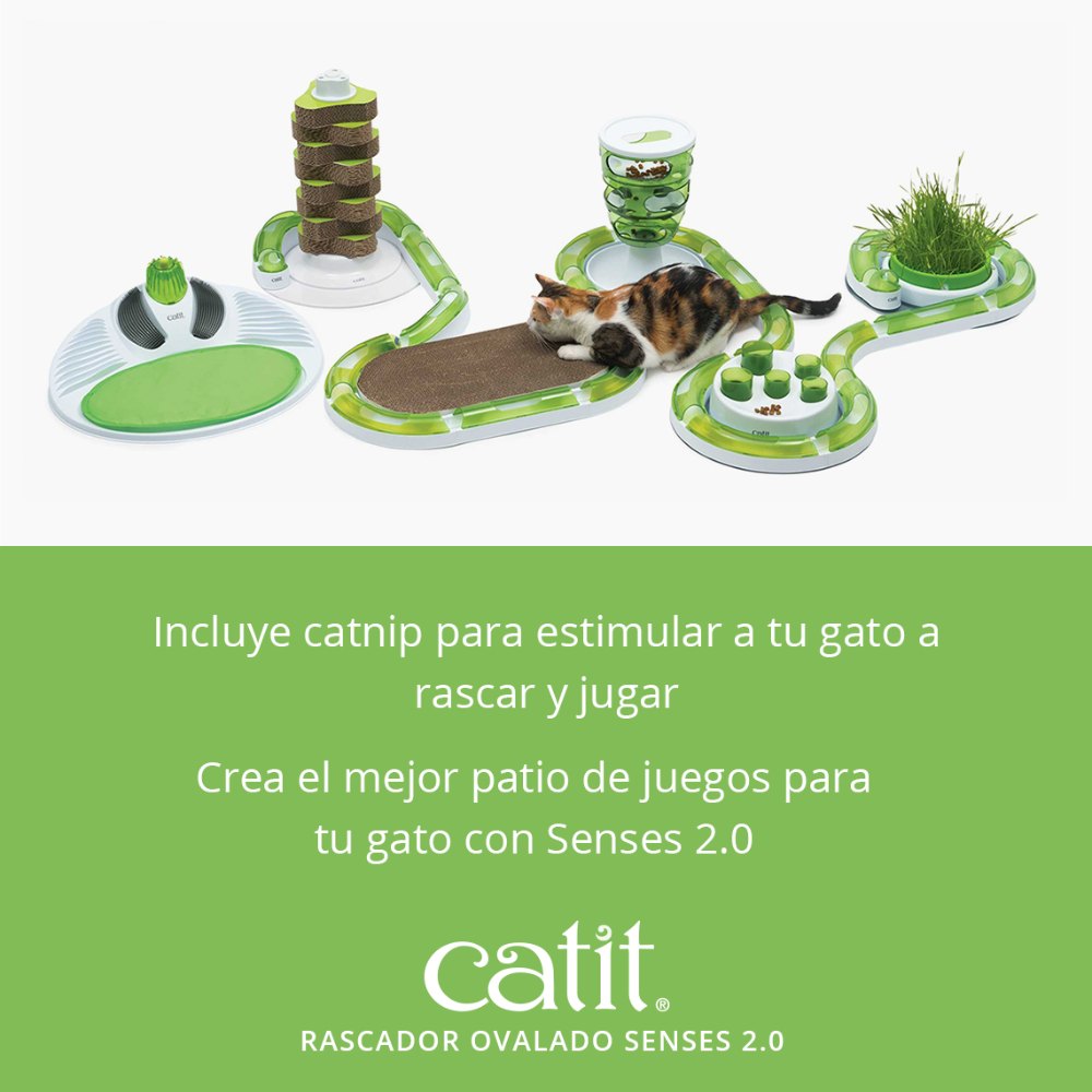 Rascador Ovalado de cartón Catit Senses