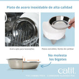 Combo de fuente y comedero para gatos Catit PIXI