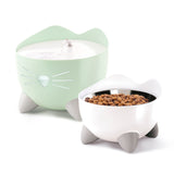 Combo de fuente y comedero para gatos Catit PIXI