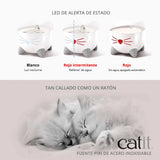 Fuente para gatos de acero inoxidable Catit PIXI