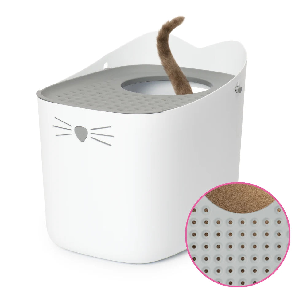 Arenero para gatos con entrada superior Catit PIXI