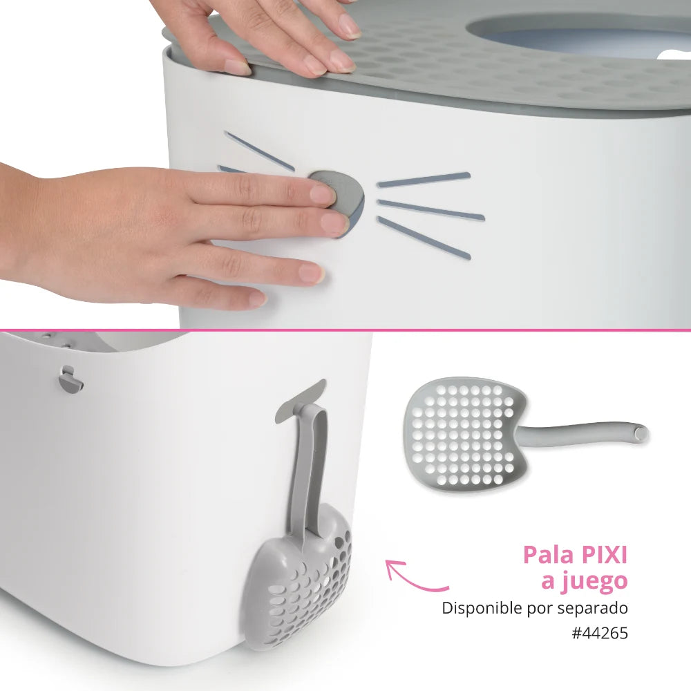 Arenero para gatos con entrada superior Catit PIXI