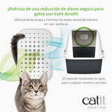 Soporte y almohadilla reductora de olores de gatos Catit Airsift Pod