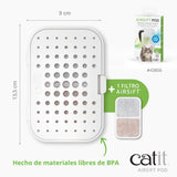 Soporte y almohadilla reductora de olores de gatos Catit Airsift Pod