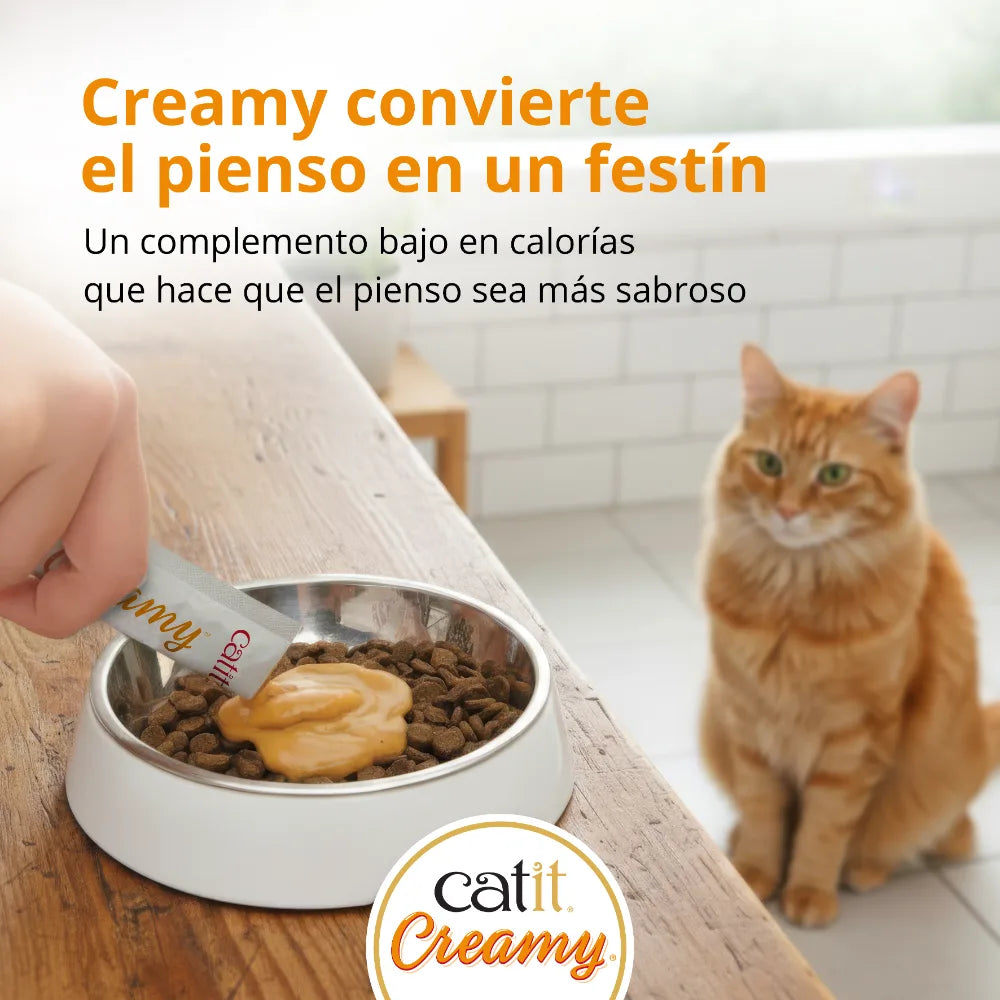 Snacks cremosos para gatos Catit Creamy – 80 Tubos