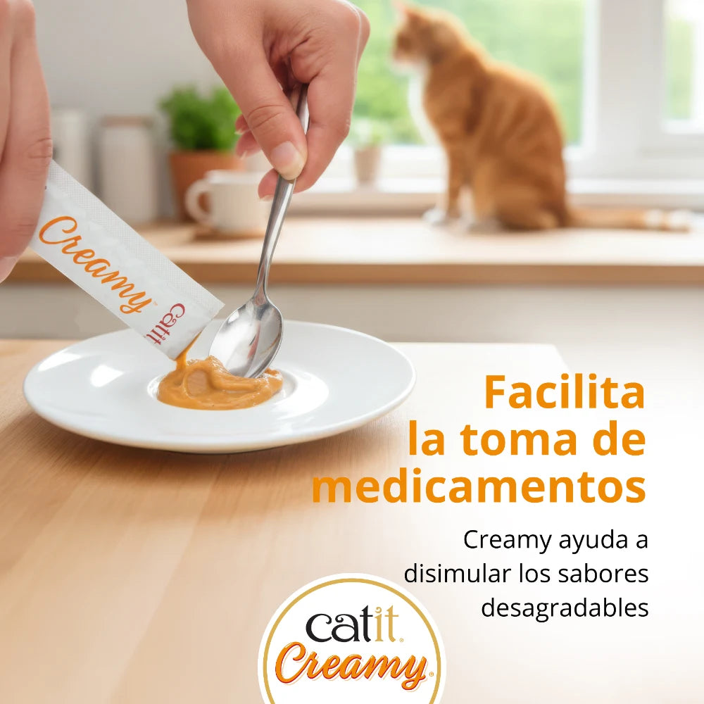 Snacks cremosos para gatos Catit Creamy – 80 Tubos