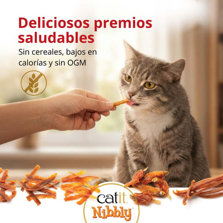 Snacks masticables para gatos Catit Nibbly Grills