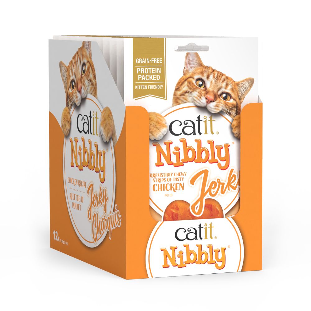 Snacks masticables para gatos Catit Nibbly Jerky