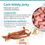 Snacks masticables para gatos Catit Nibbly Jerky