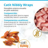 Snacks masticables para gatos Catit Nibbly Wraps