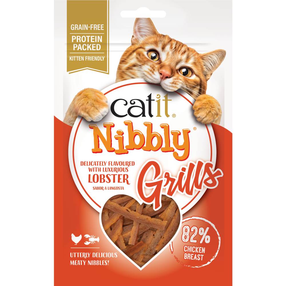 Snacks masticables para gatos Catit Nibbly Grills