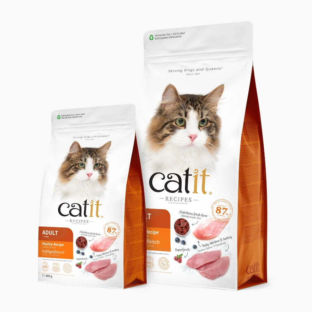 Pienso para gatos quisquillosos Catit Recipes - Receta de Aves para ADULTO