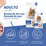 Pienso para gatos con estómago sensible Catit Recipes - Receta de Aves con Pescado de Mar para ADULTO