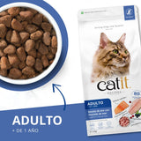Pienso para gatos con estómago sensible Catit Recipes - Receta de Aves con Pescado de Mar para ADULTO