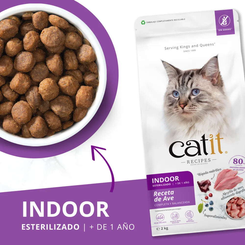 Pienso para gatos Catit Recipes - Receta de Aves para ESTERILIZADO