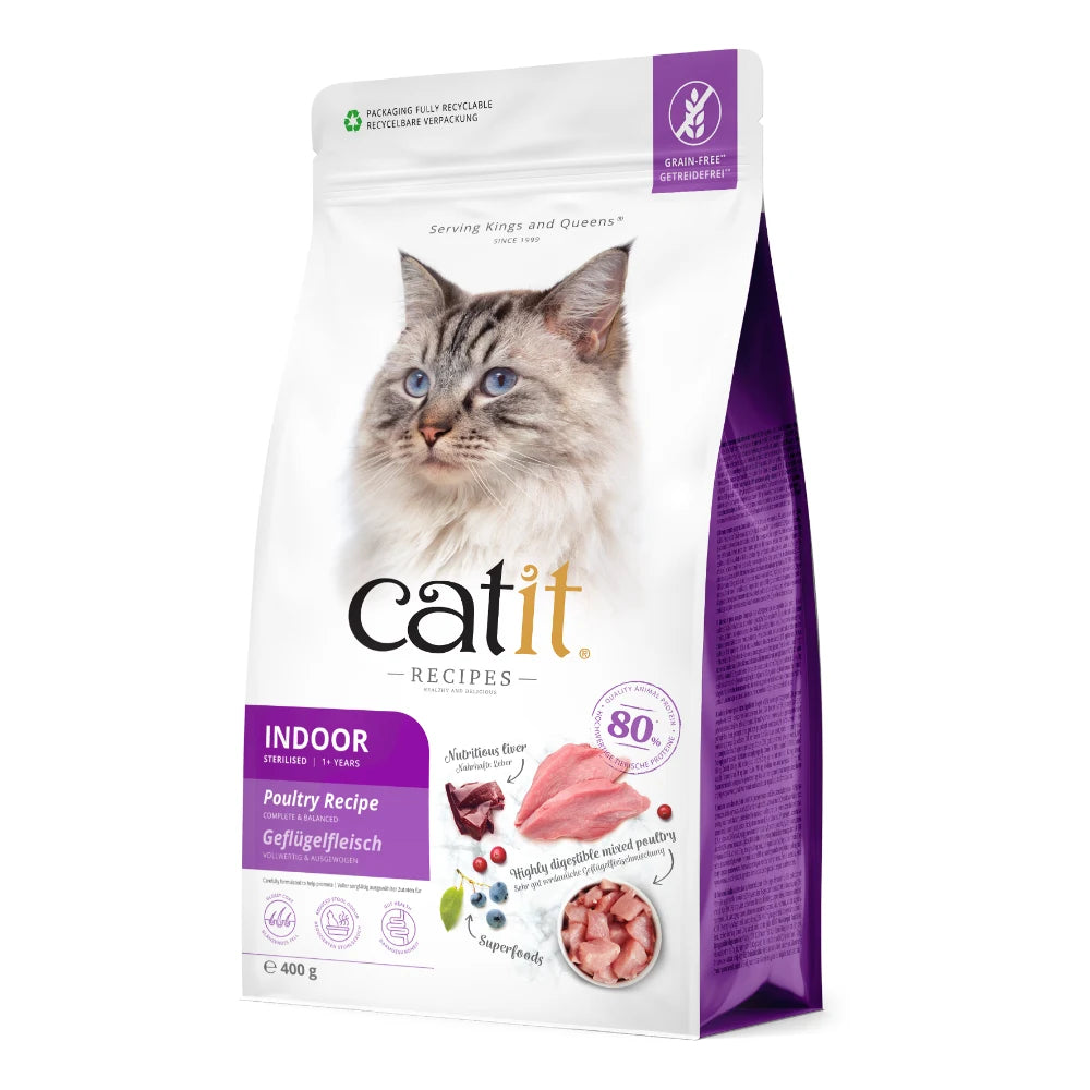 Pienso para gatos Catit Recipes - Receta de Aves para ESTERILIZADO