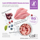 Pienso para Gatos Catit Recipes -Receta de Aves para ESTERILIZADO