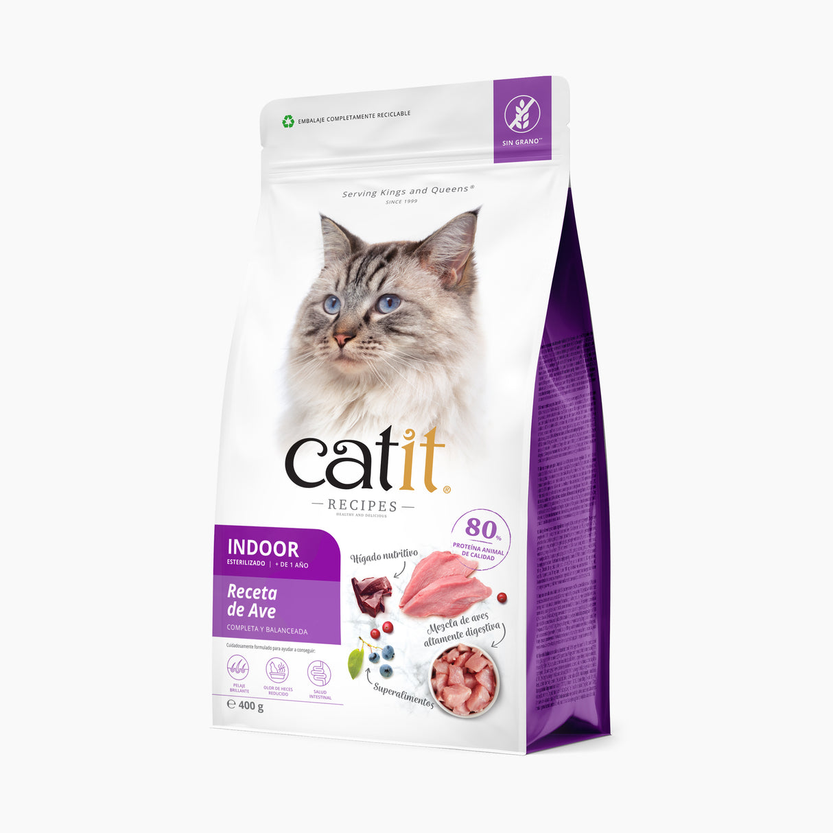 Pienso para Gatos Catit Recipes -Receta de Aves para ESTERILIZADO