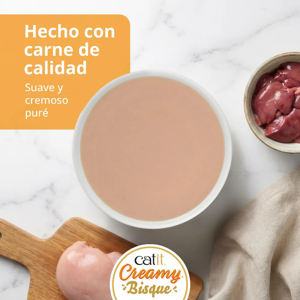 Catit Creamy Bisque con Pollo