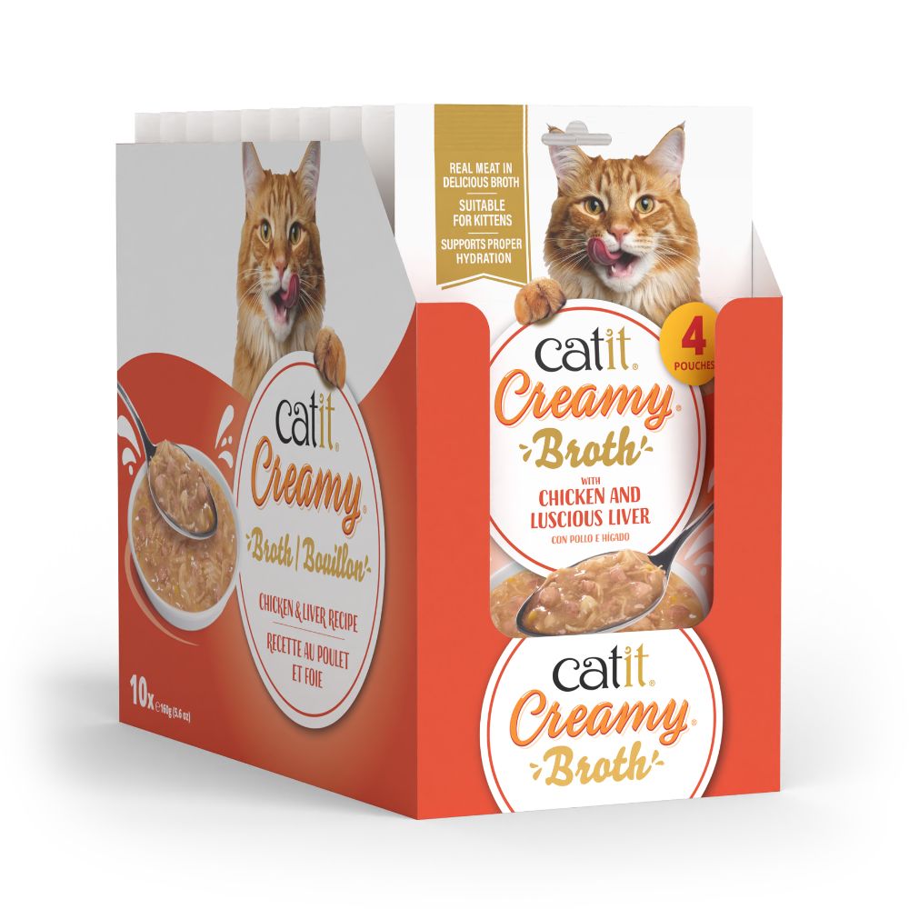 Catit Creamy Broth Pollo