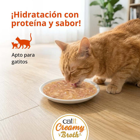 Catit Creamy Broth Pollo