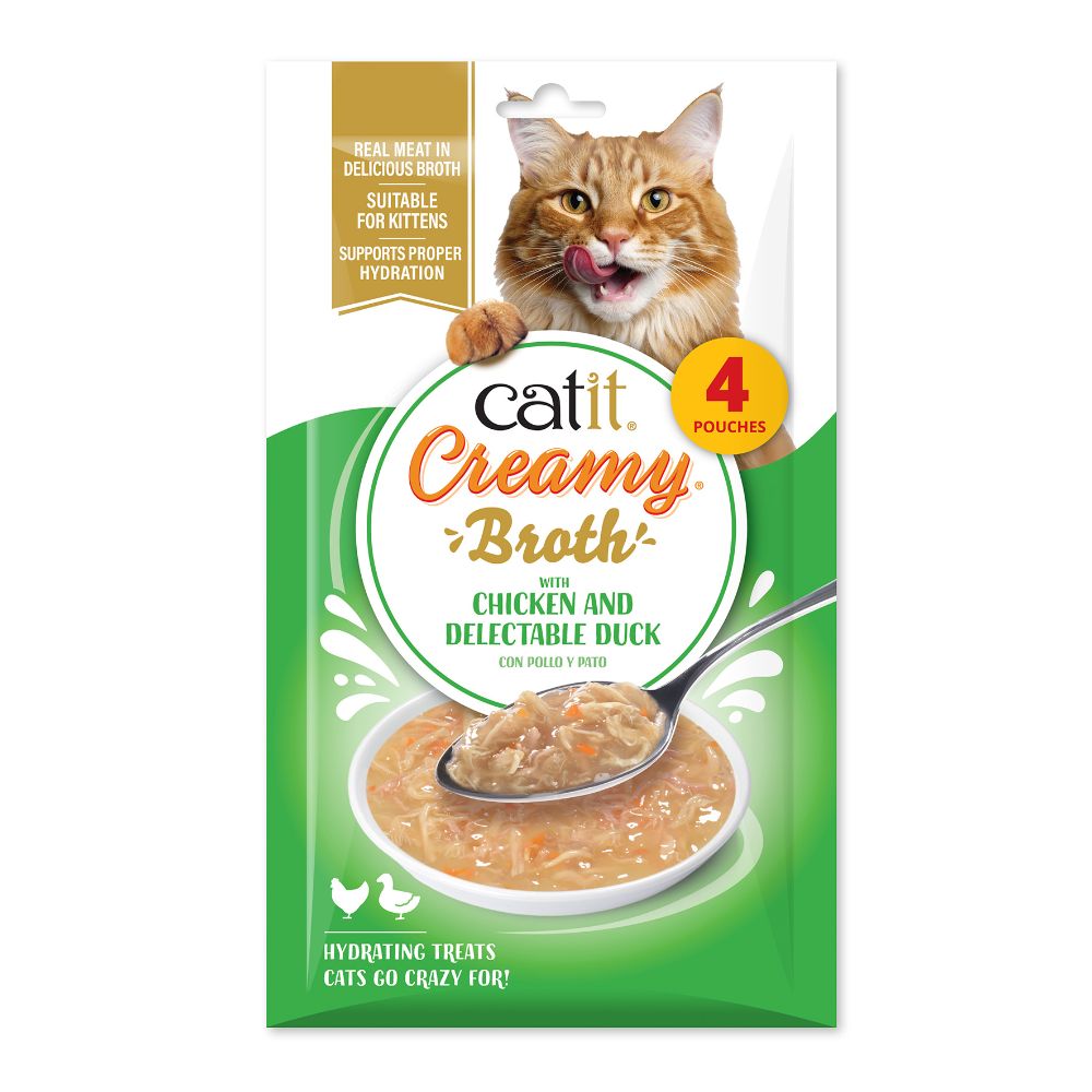 Catit Creamy Broth Pollo