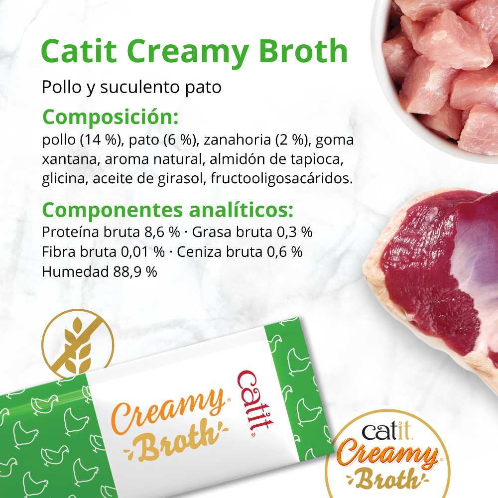 Catit Creamy Broth Pollo