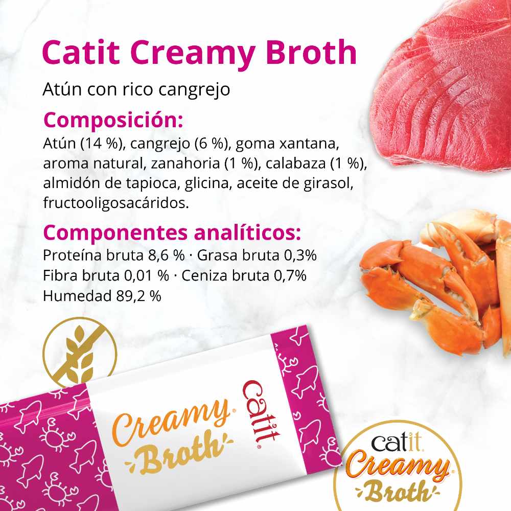 Catit Creamy Broth Atún