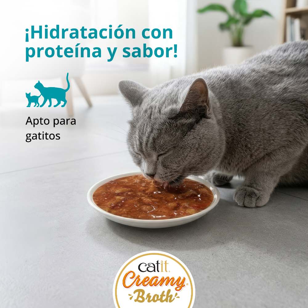 Catit Creamy Broth Atún
