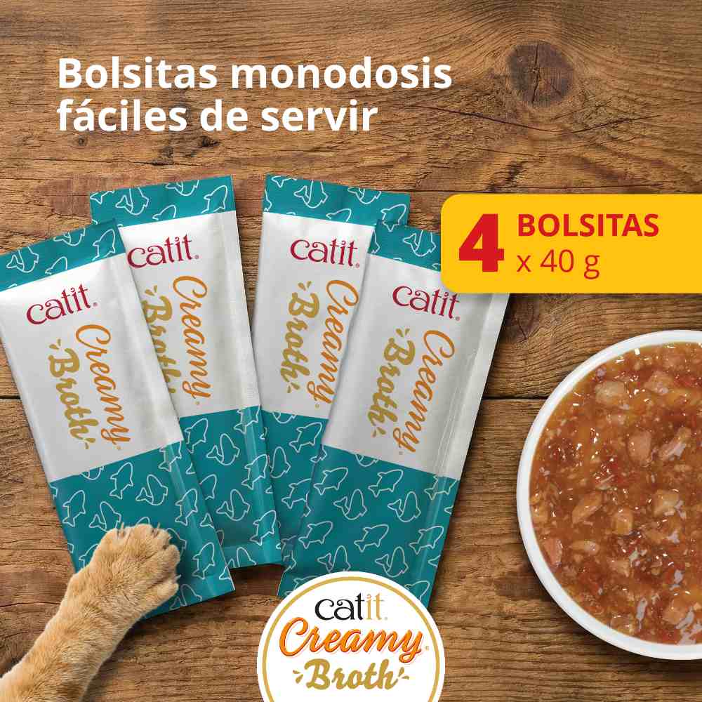 Catit Creamy Broth Atún