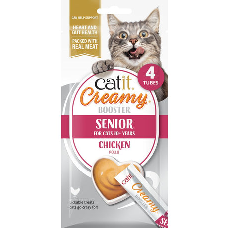 Snacks Catit Creamy Booster Sénior + 10 años.