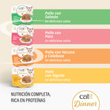 Tarrina de pollo de doble capa para gatos Catit Cuisine Dinner