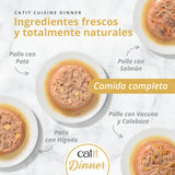 Tarrina de pollo de doble capa para gatos Catit Cuisine Dinner