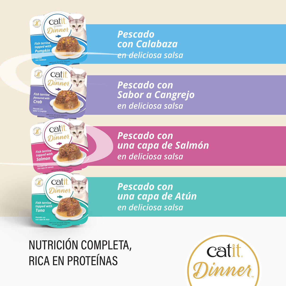 Catit Cuisine Dinner Pescado 75g