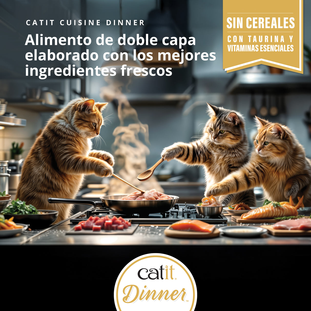 Catit Cuisine Dinner Pescado 75g