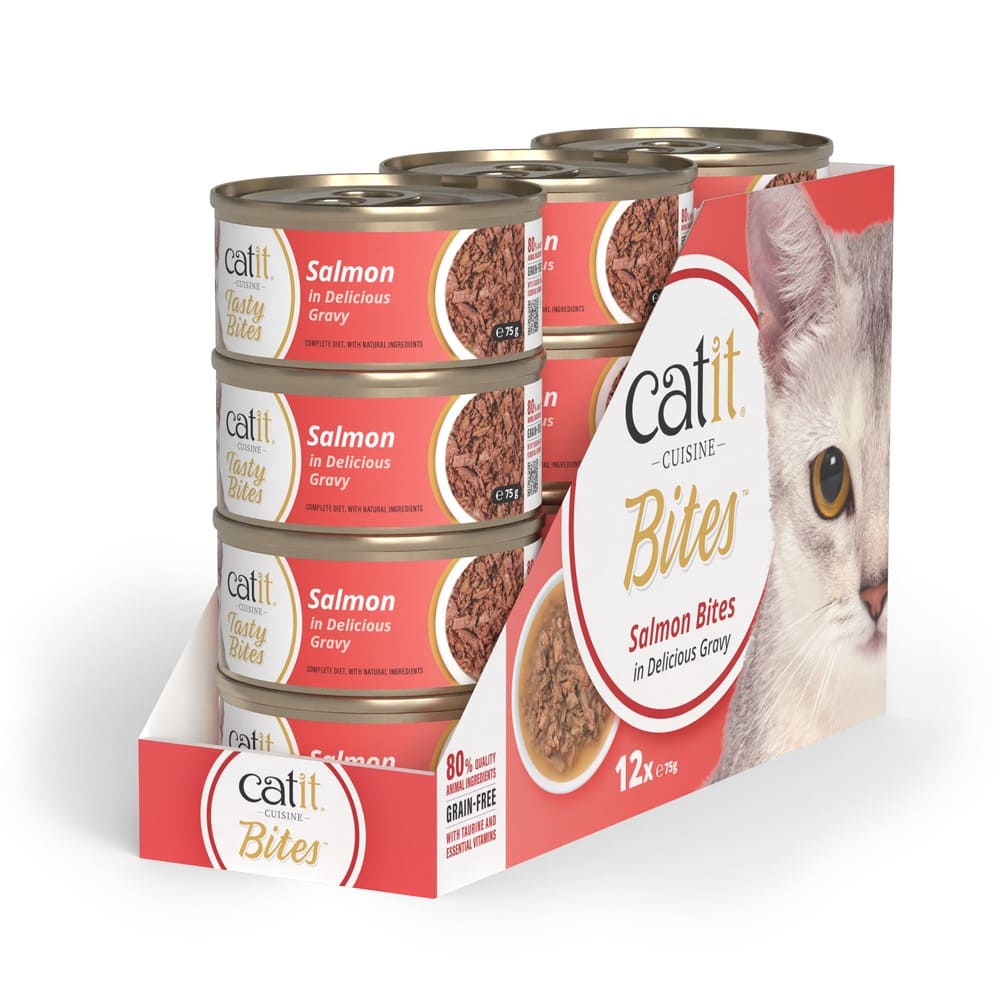 Trocitos de carne en salsa para gatos Catit Cuisine Bites