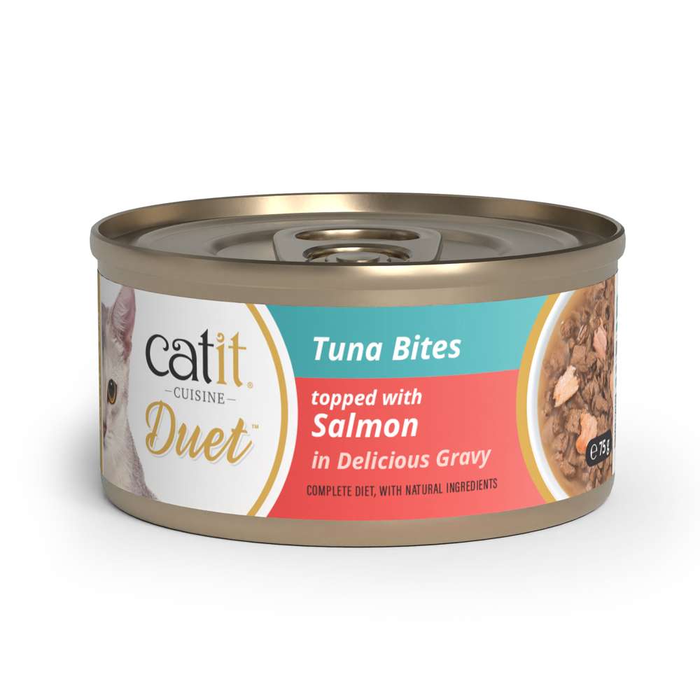 Dúo de carne con toppings para gatos Catit Cuisine Duet