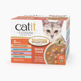 Catit Cuisine Selection Guisos para Gatos - Pack Variado de 12