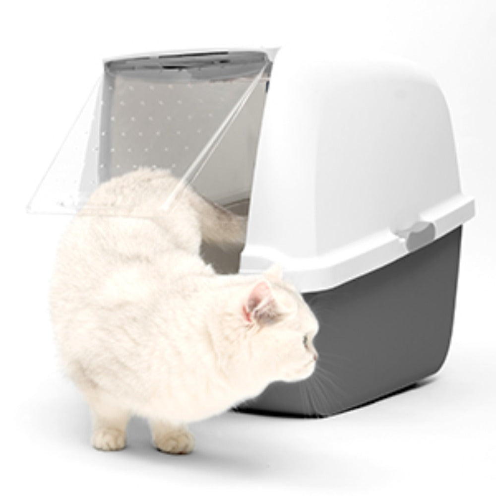 Arenero cerrado para gatos con control de olores Catit Airsift