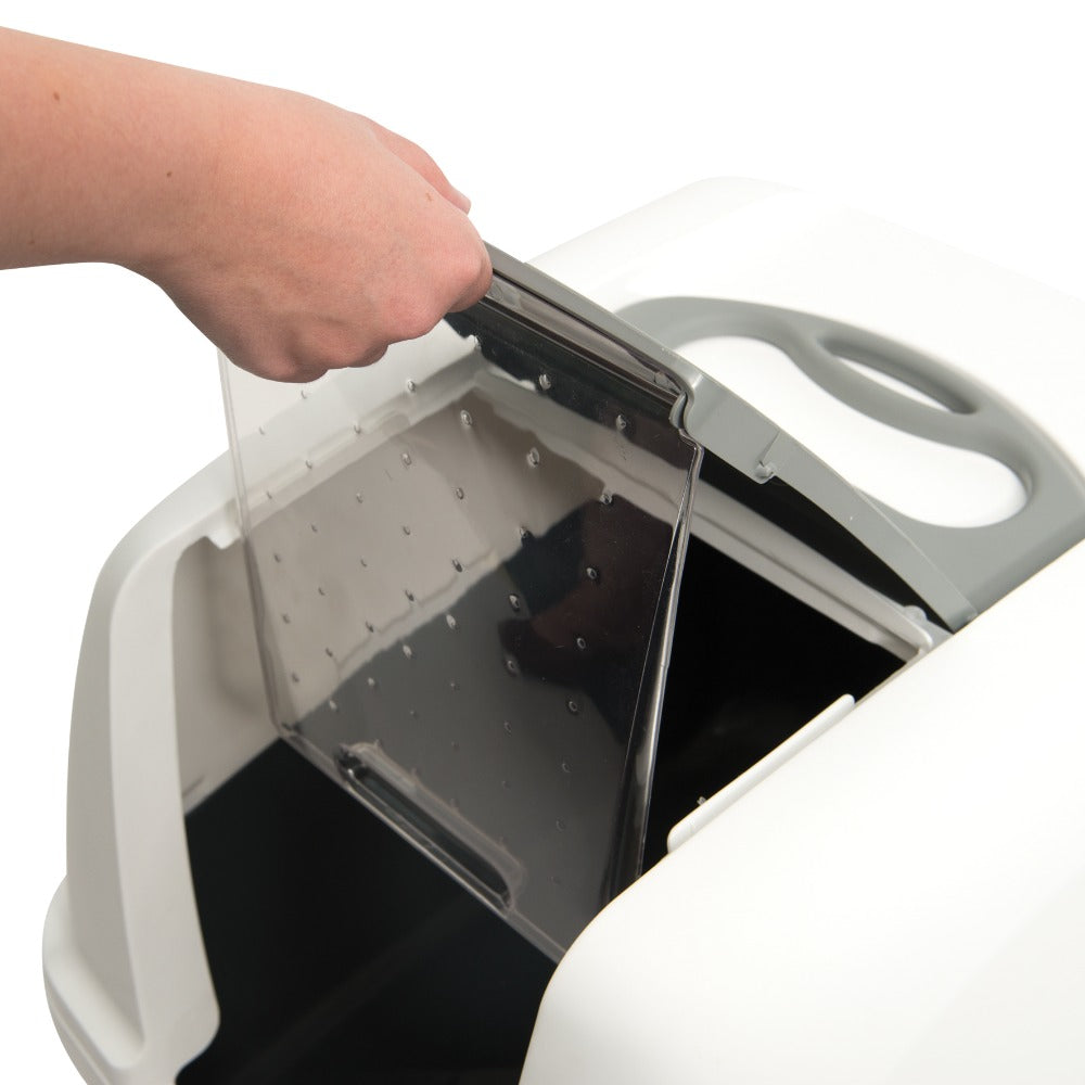 Arenero cerrado para gatos con control de olores Catit Airsift