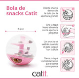 Bola dispensadora de Snacks Catit para gatos
