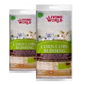 Lecho sanitario de maíz Corn Cobs Living World