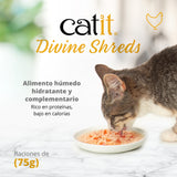 Sopa para Gatos Catit Divine Shreds - Multipack 12 unidades