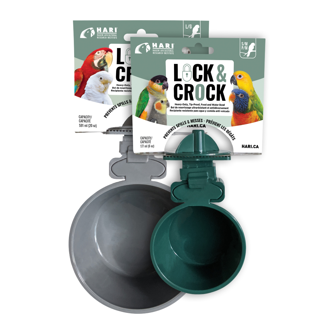 Comedero para loros Lock & Crock HARI