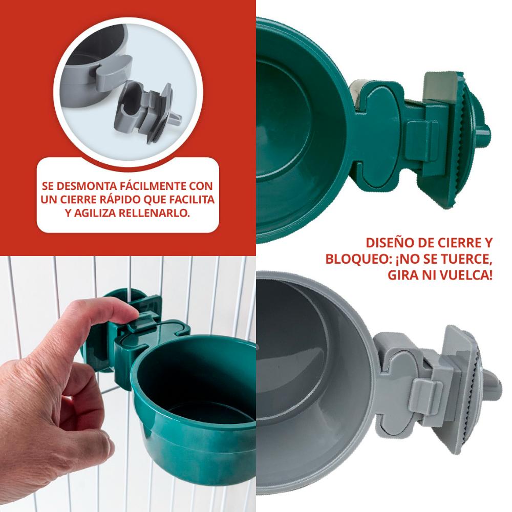 Comedero para loros Lock & Crock HARI