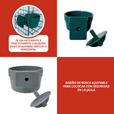 Comedero para loros Lock & Crock HARI