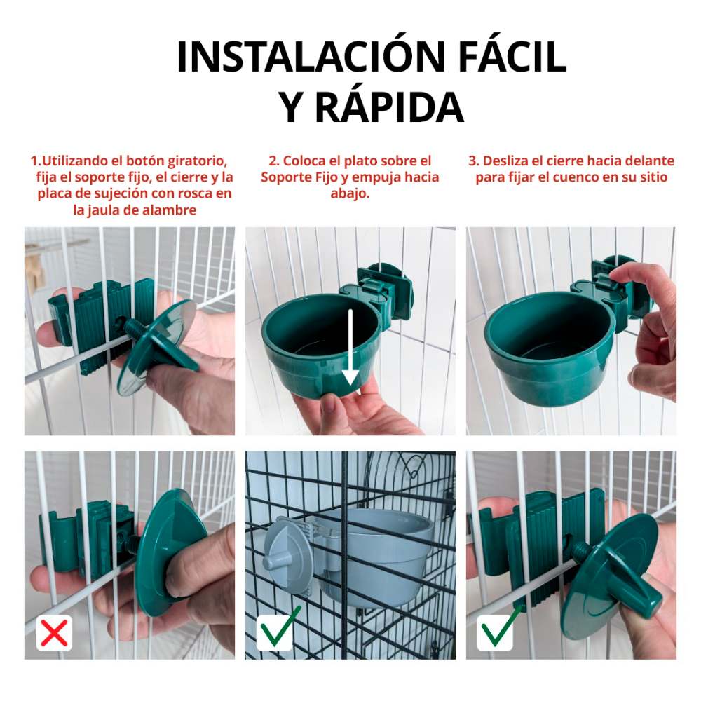 Comedero para loros Lock & Crock HARI
