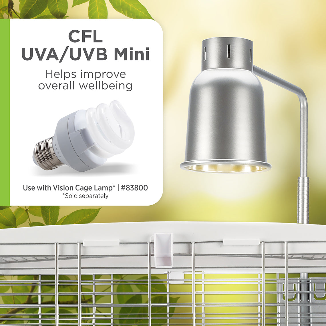 Bombilla CFL UVA/UVB Mini Vision - 9W