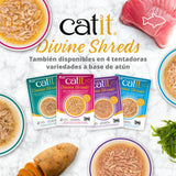 Sopa para Gatos Catit Divine Shreds - Multipack 12 unidades